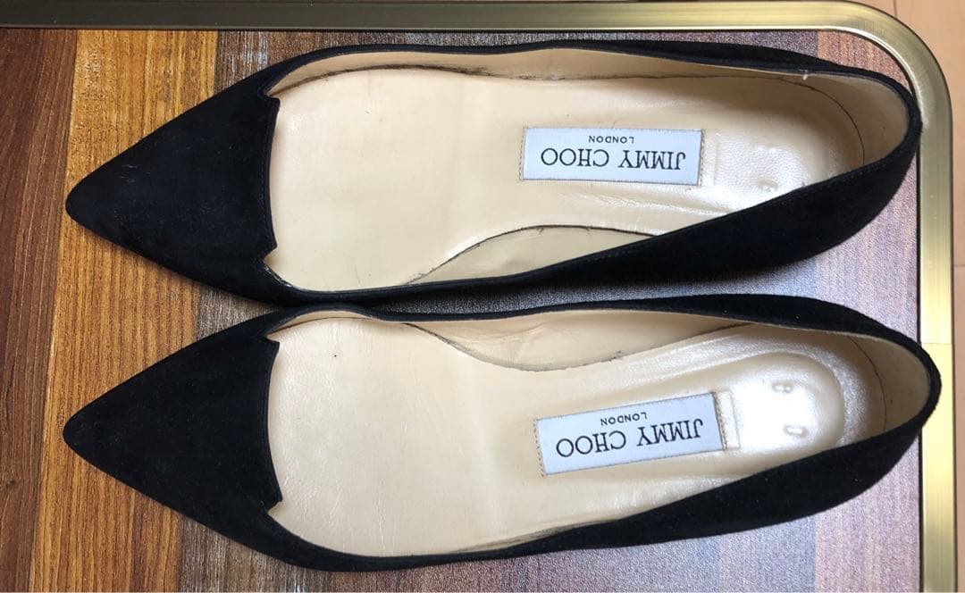 JIMMY CHOO ジミーチュウ　フラットパンプス　36 1/2