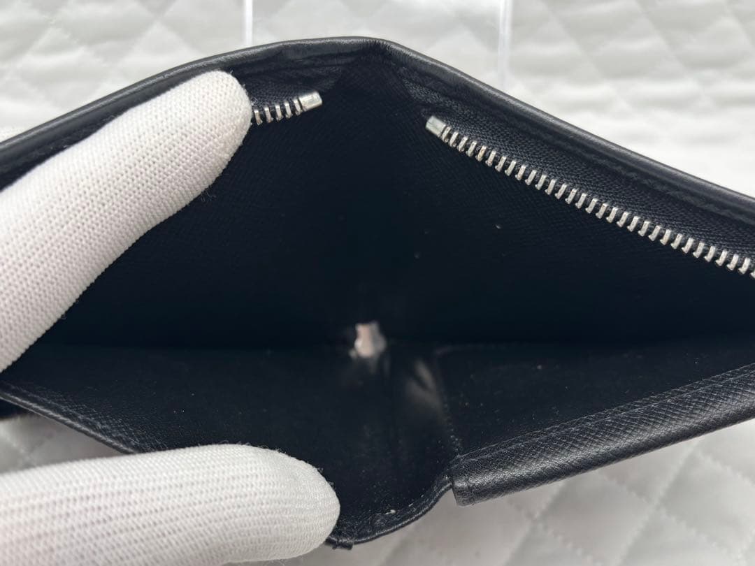 買取見積書有り　美品ルイヴィトン　ポルト・ビエ・モネ・ジップ　タイガ二つ折り財布