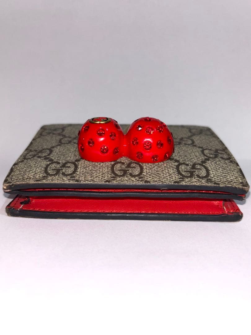 GUCCI チェリー さくらんぼ 二つ折り財布