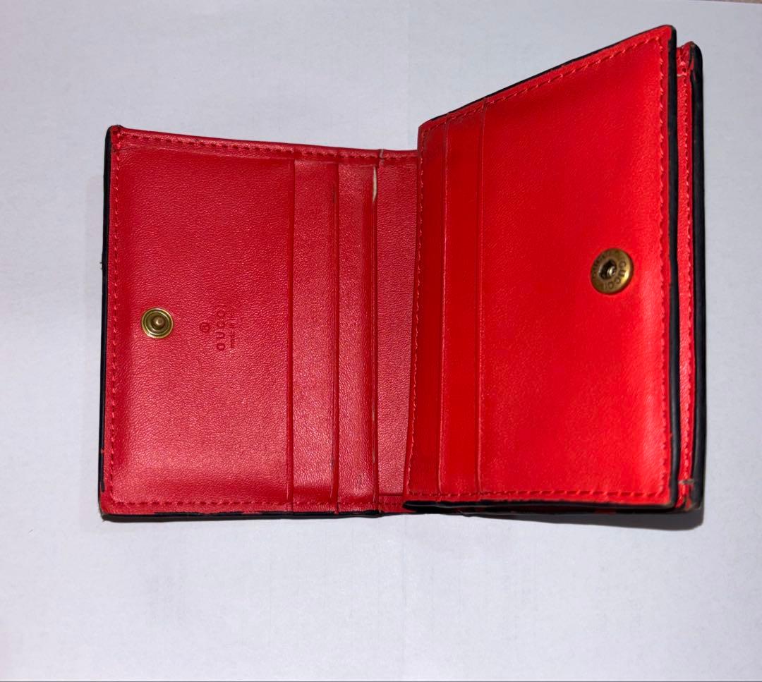 GUCCI チェリー さくらんぼ 二つ折り財布