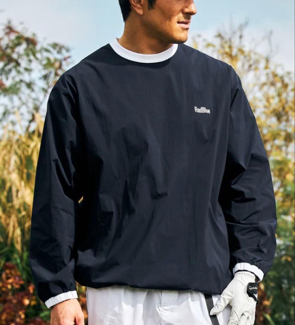 【完売品】　RadBlue テックコットンナイロンプルオーバー　（ラッドブルー）