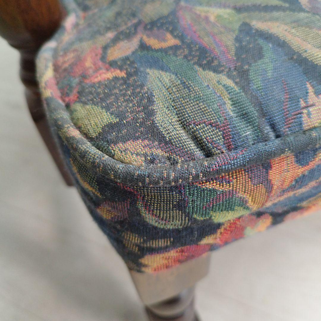 ④【カリモク】コロニアル アームチェアー キャスター付