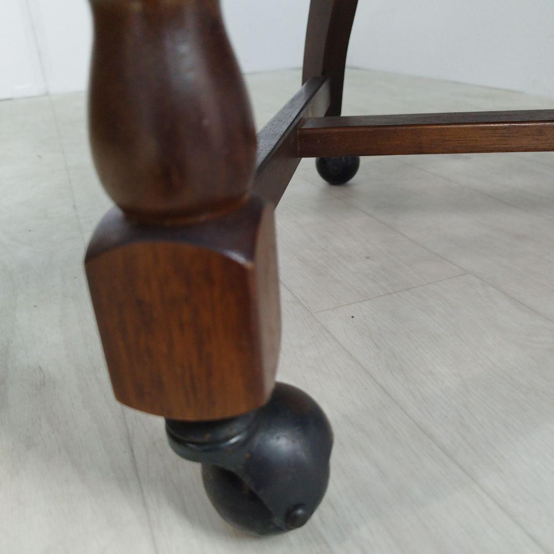 ④【カリモク】コロニアル アームチェアー キャスター付