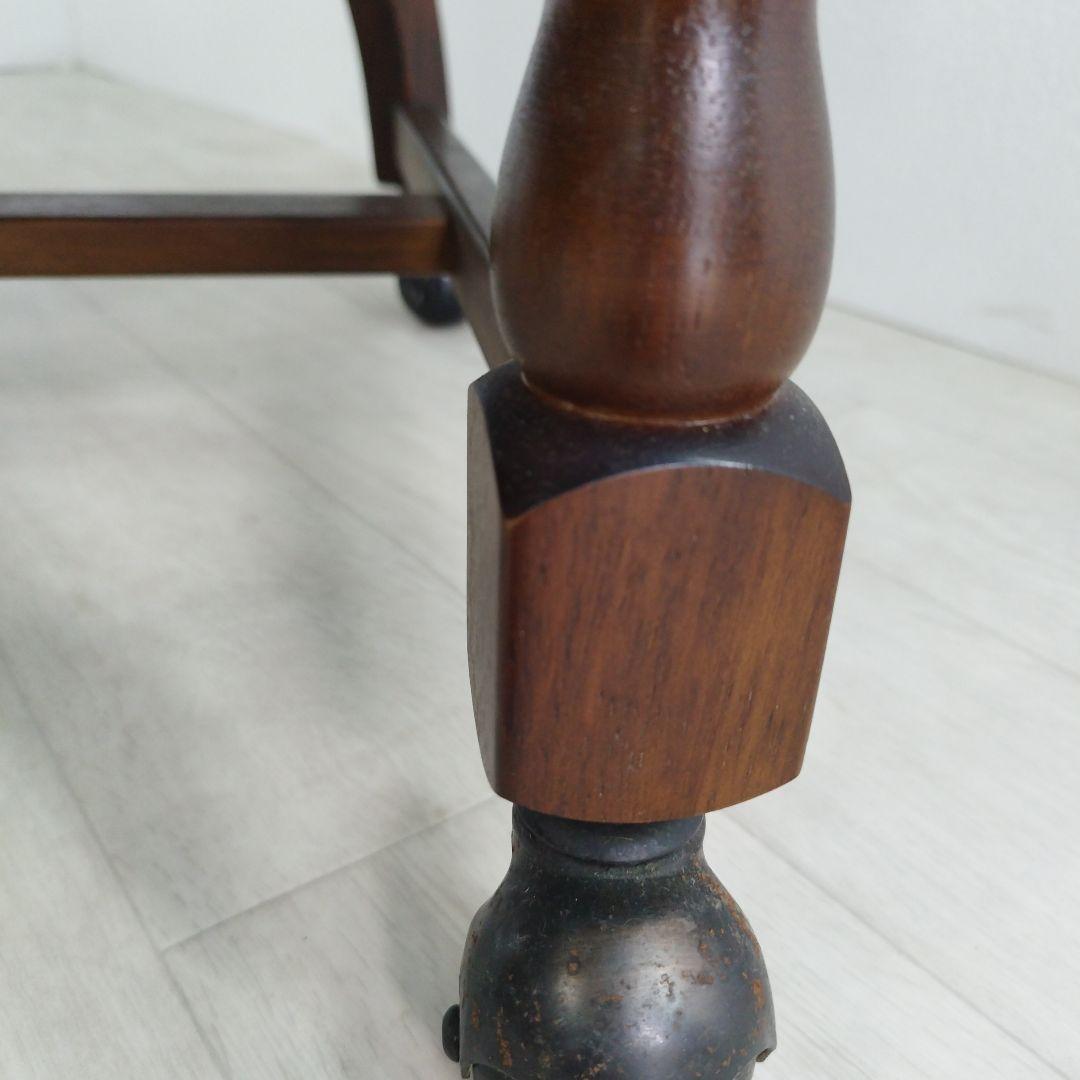 ④【カリモク】コロニアル アームチェアー キャスター付