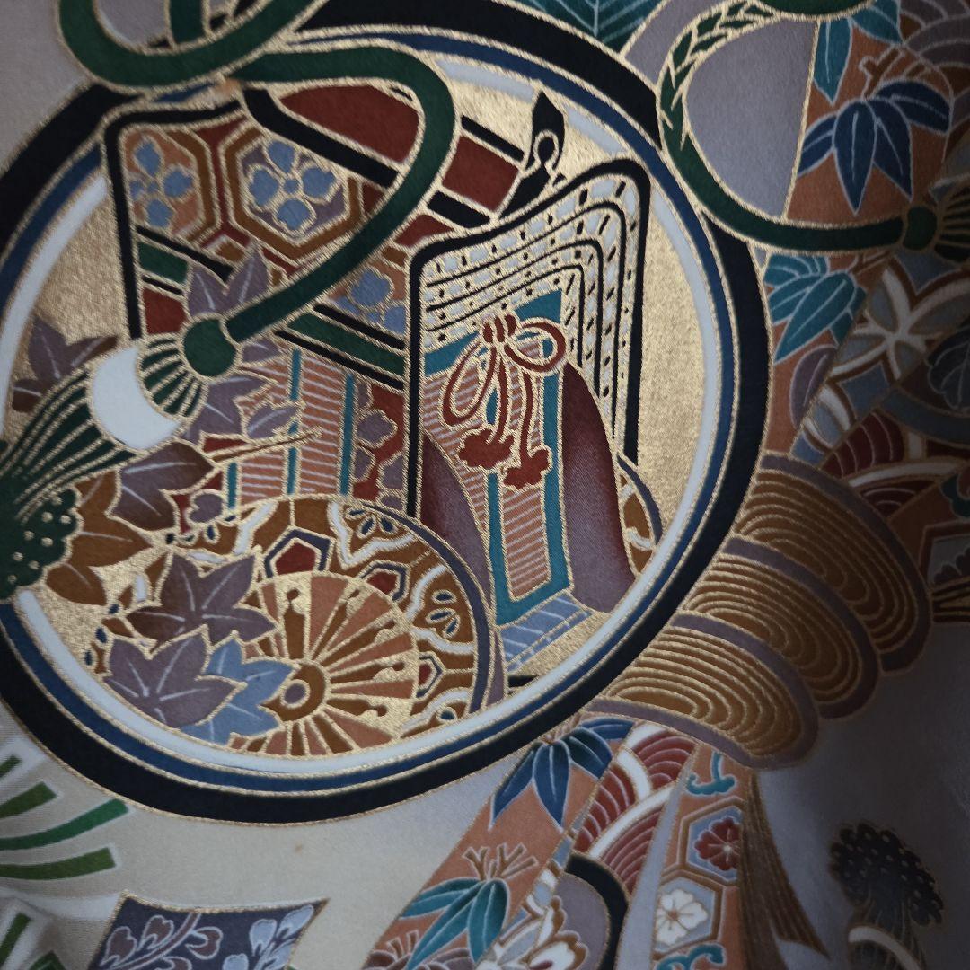 hana　1-17 正絹　男の子お祝い着物　長襦袢付き　産着　七五三　逸品