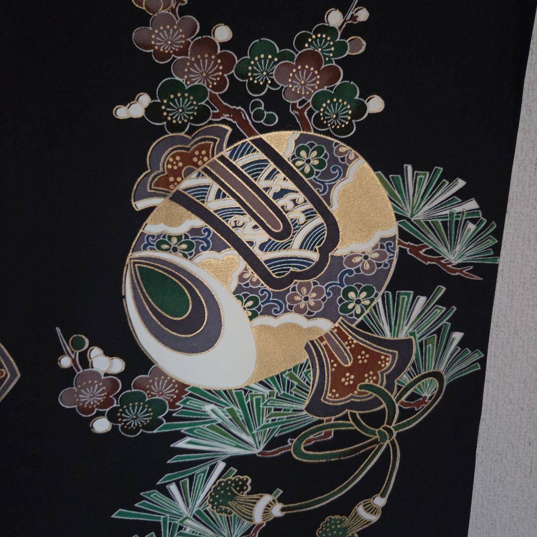 hana　1-17 正絹　男の子お祝い着物　長襦袢付き　産着　七五三　逸品