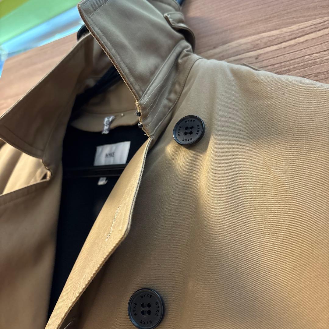 HYKE トレンチコートＴＲＥＮＣＨ　ＣＯＡＴ／ＢＩＧ　ＦＩＴ