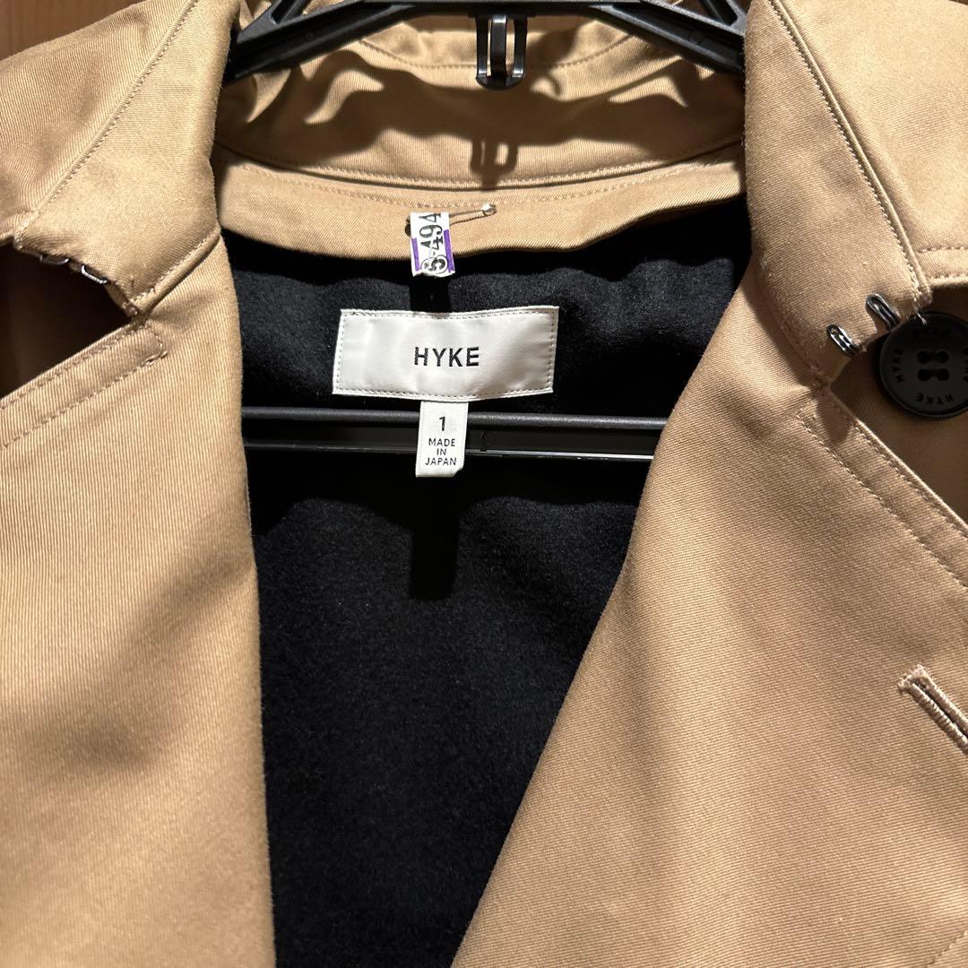 HYKE トレンチコートＴＲＥＮＣＨ　ＣＯＡＴ／ＢＩＧ　ＦＩＴ