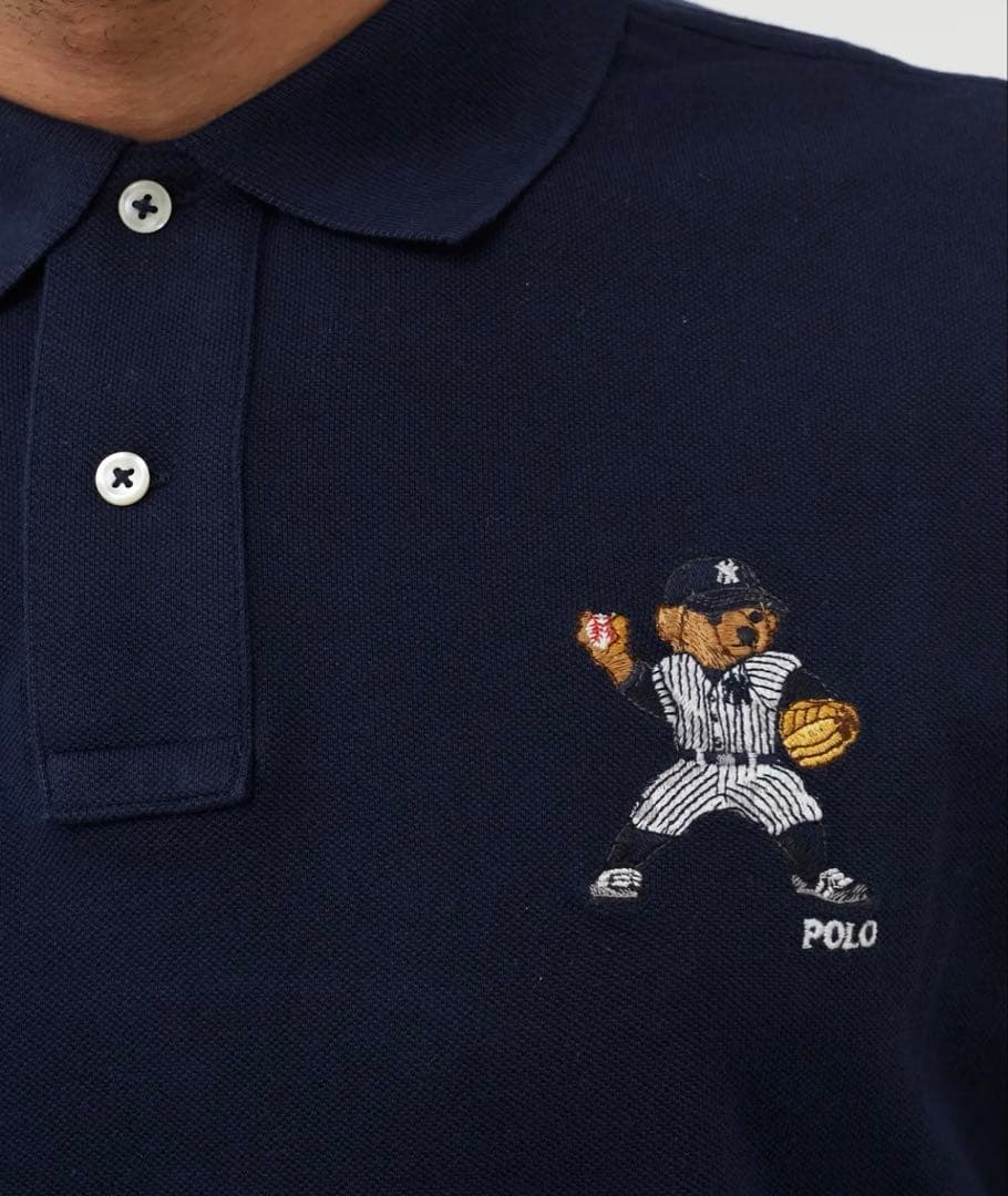 新品！YANKEES BEAR POLO SHIRT サイズM