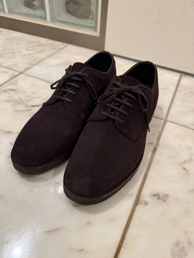 ダークブラウン スエード レースアップシューズ REGAL　超美品ゴアテックス