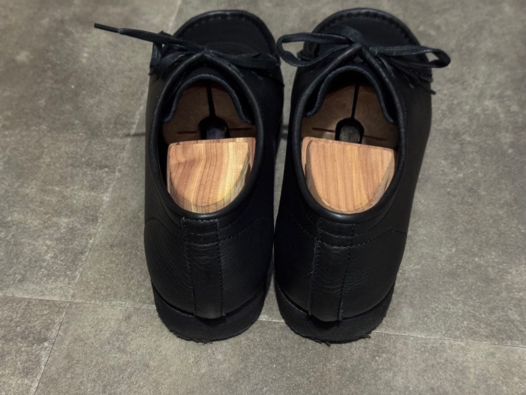 極美品　スティルバイハンド　シボ革　チロリアンシューズ　ブラック黒