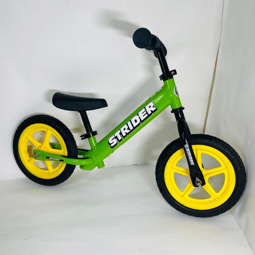 【美品】希少カラー STRIDER バランスバイク グリーン 12インチ