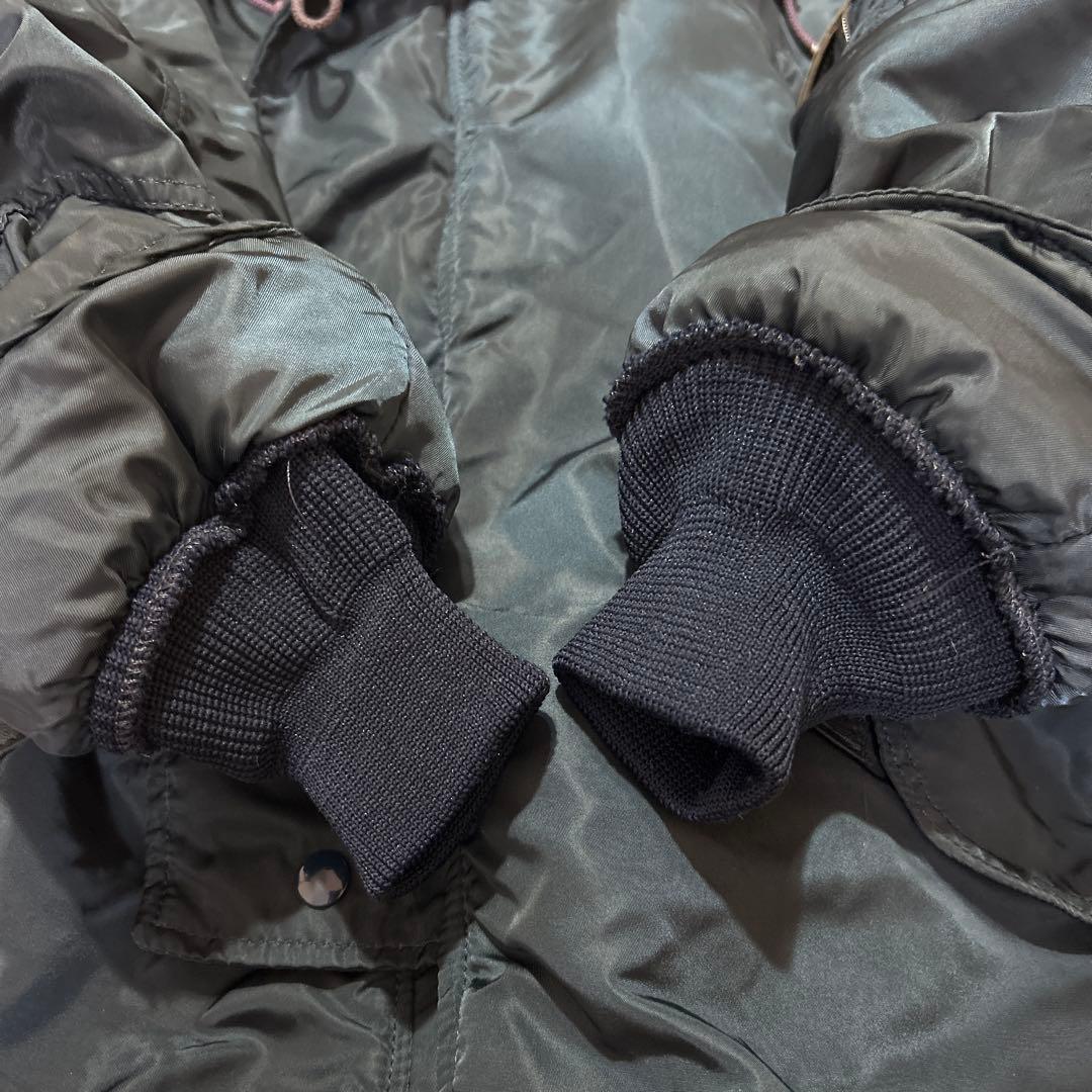 アルファALPHA N-3B 旧タグUSA製Iフライトジャケット L 80s