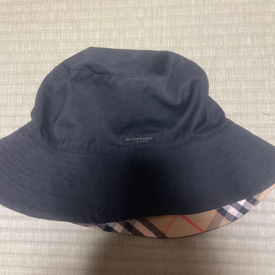 バケットハット チェック柄 ベージュ