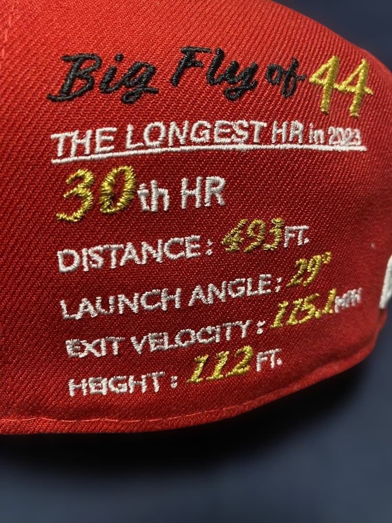 エンジェルス 59FIFTY キャップ 7 5/8 赤/クリーム