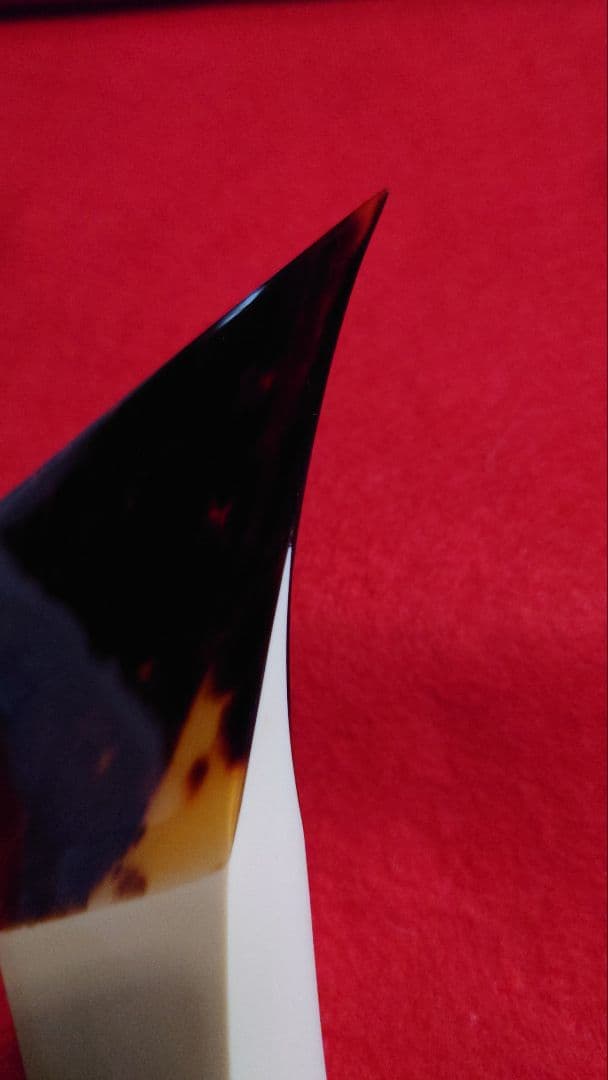 最終価格にお値下げしました！地唄鼈甲撥（七八）一枚甲