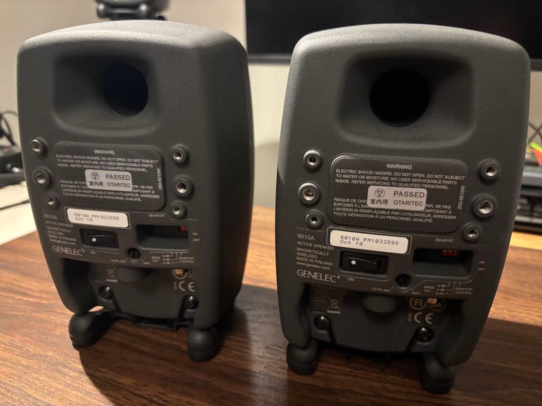 genelec 6010a モニタースピーカー ステレオペア