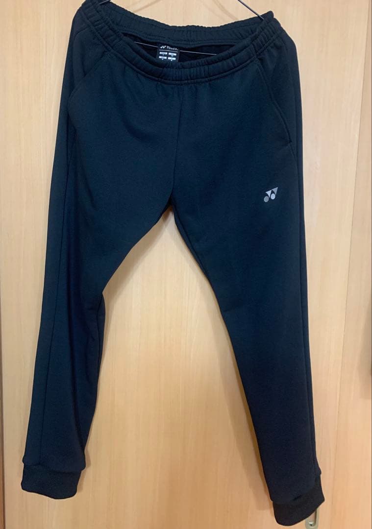 【中古】ヨネックス パーカー 上下セット ブラック Mサイズ