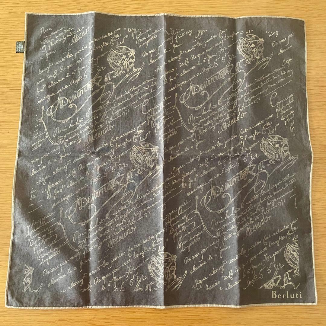 Berluti ベルルッティ　ハンカチ　コットン