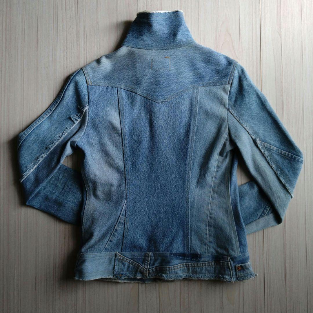 試着のみ　JUNGLE CAT リーバイス　パッチワーク　デニムジャケット　M
