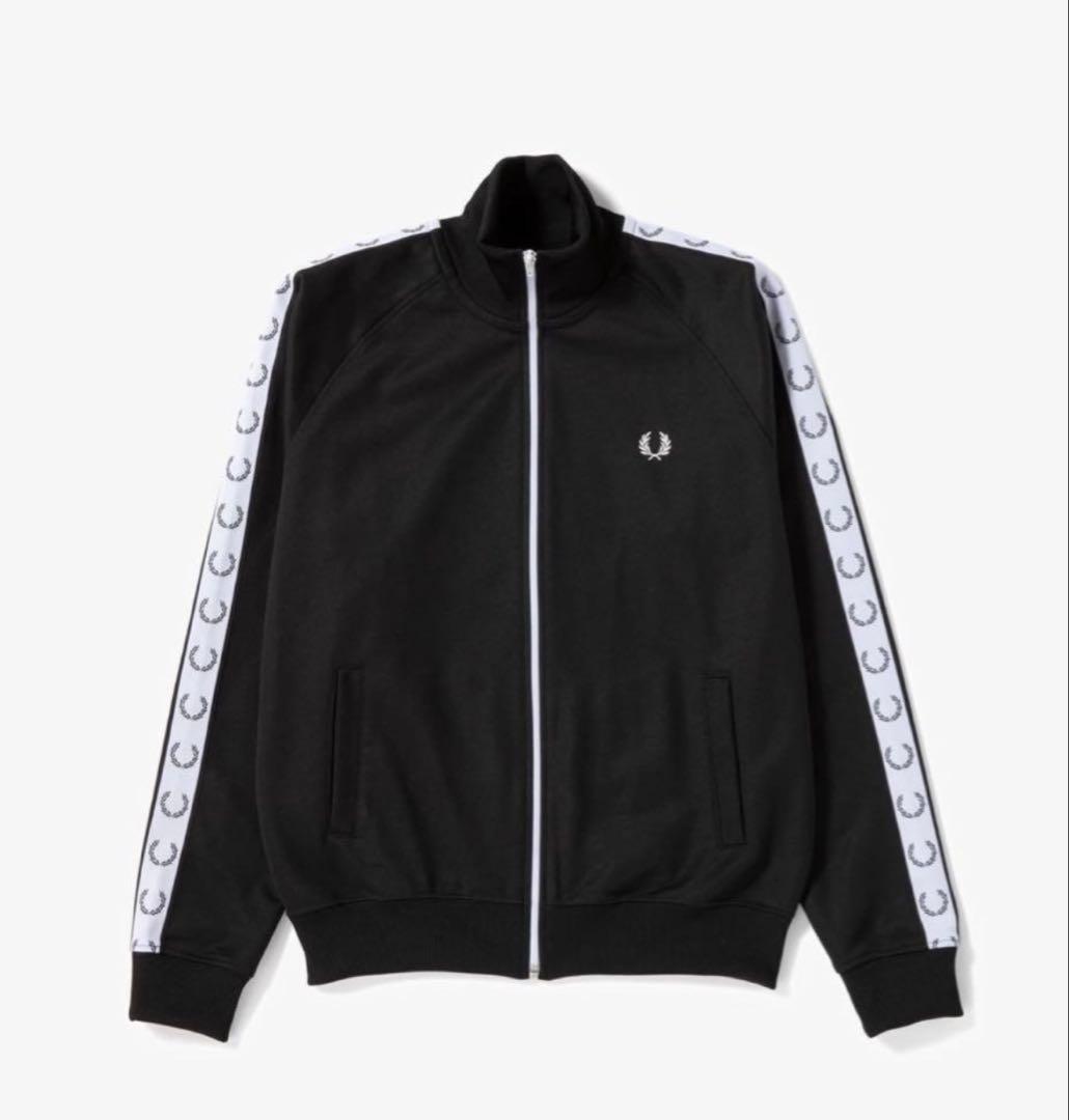 フレッドペリー　FRED PERRY トラックジャケット ブラック　L