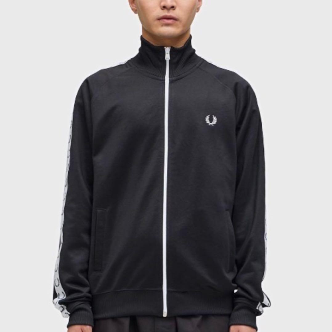 フレッドペリー　FRED PERRY トラックジャケット ブラック　L