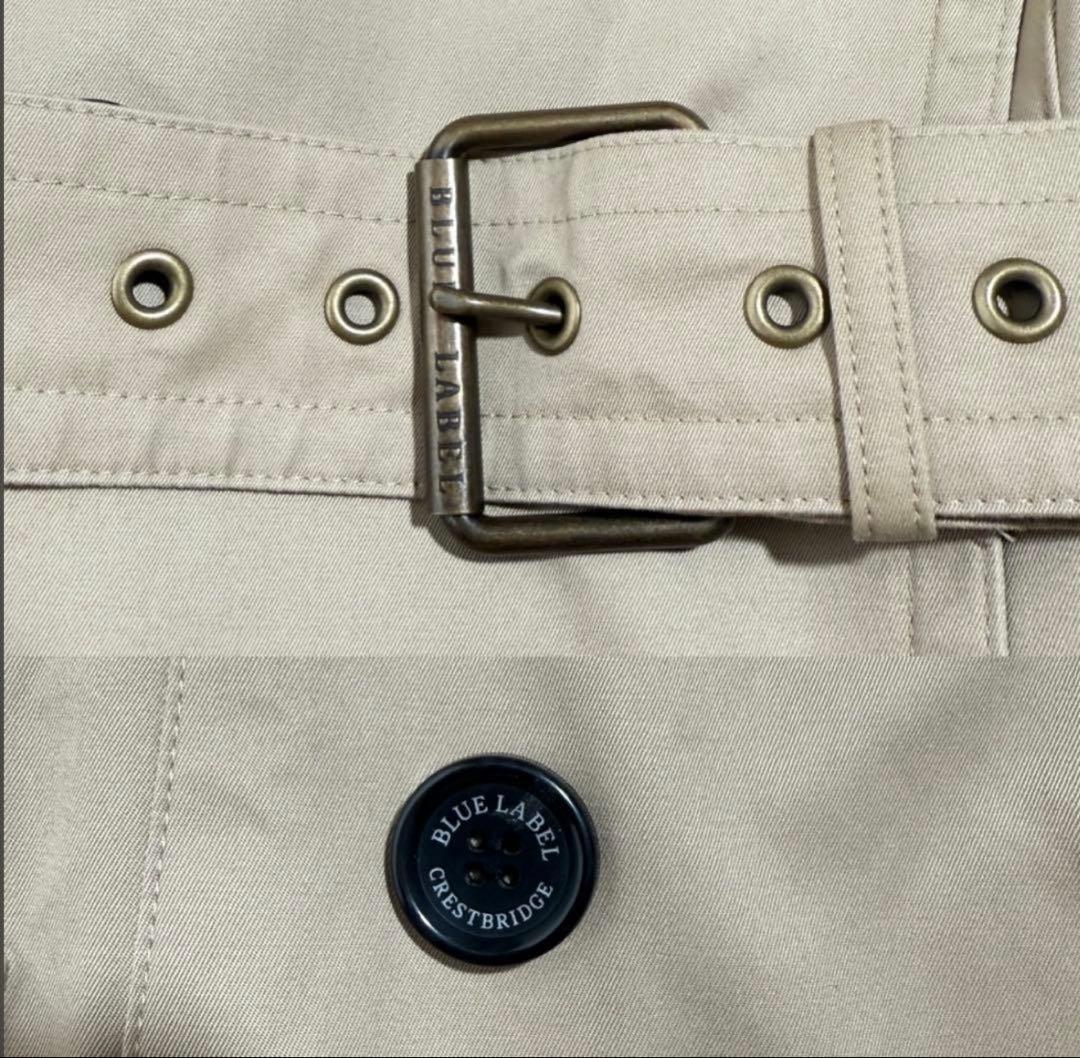 美品　ブルーレーベルクレストブリッジ たトレンチコート　ライナー付き