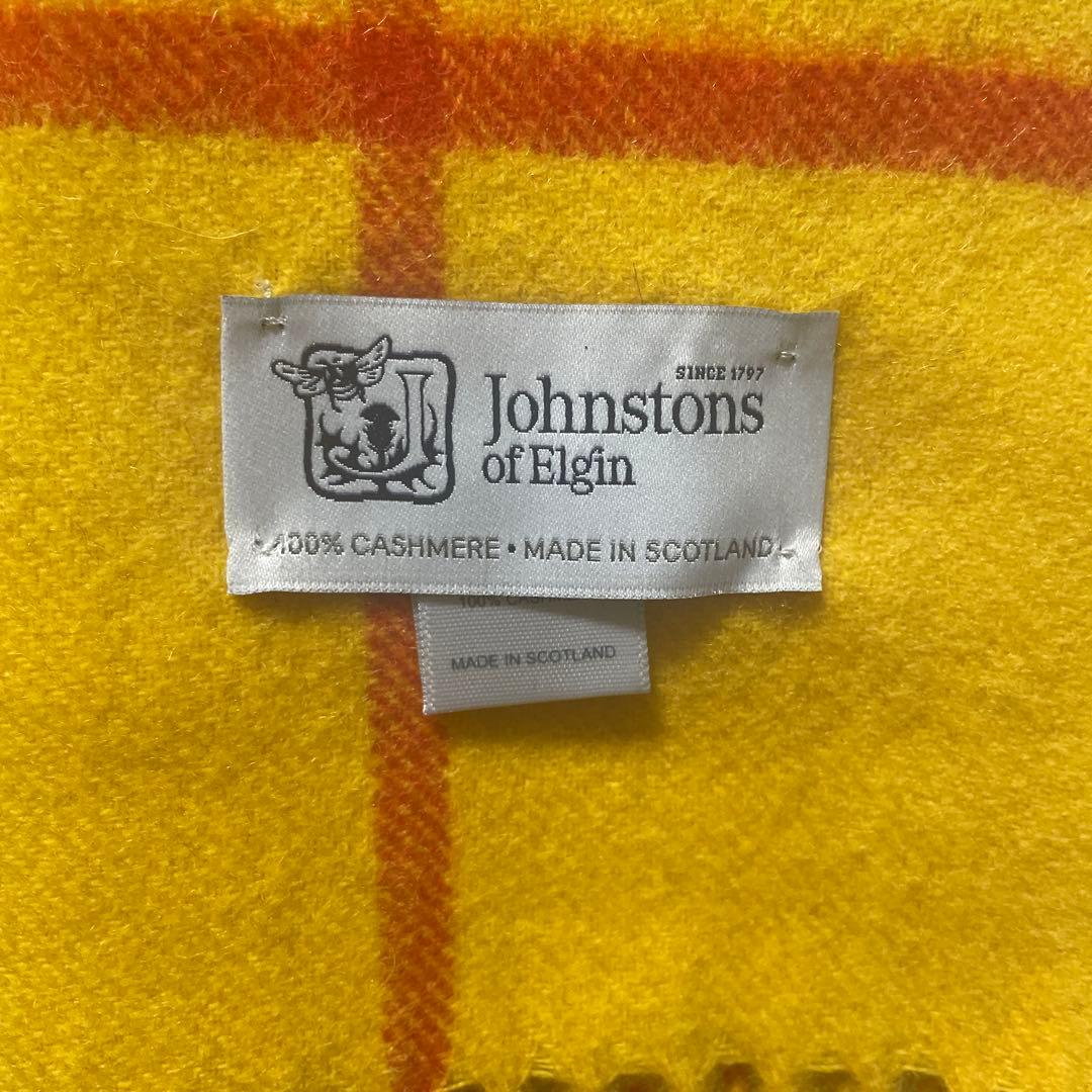 ジョンストンズン カシミア大判ストール