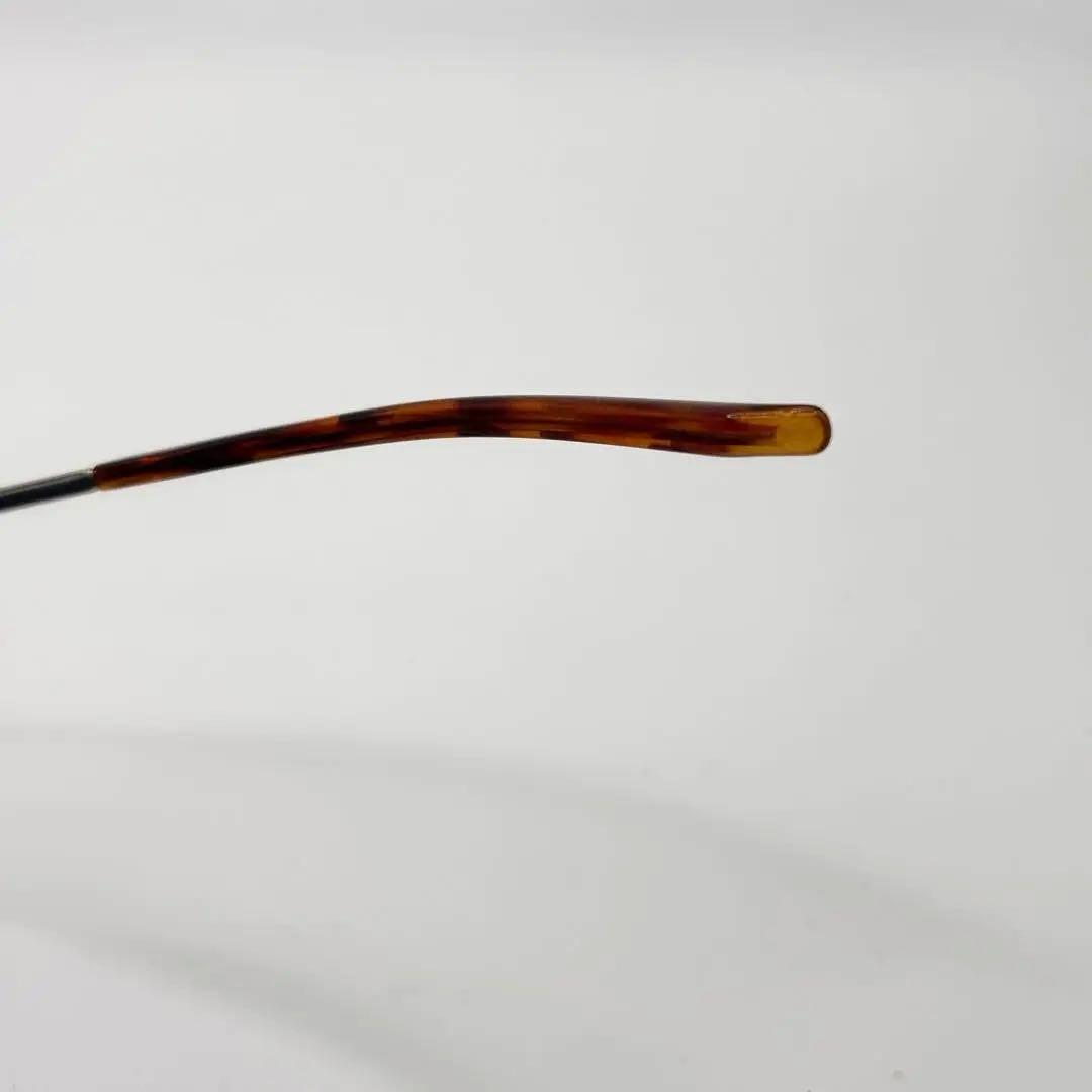 GUCCI グッチ ハーフリム サングラス シルバー レンズ ブルー