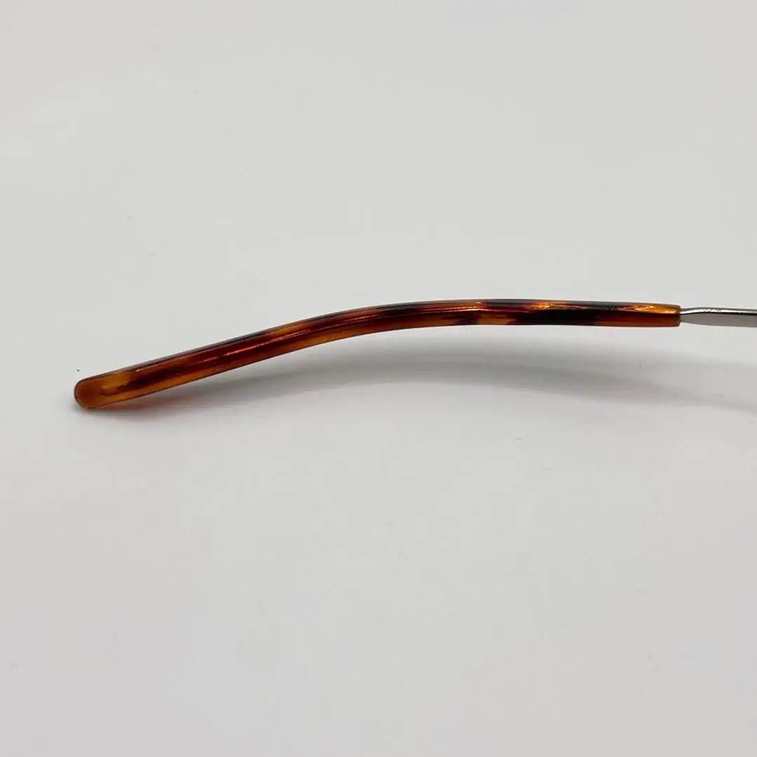 GUCCI グッチ ハーフリム サングラス シルバー レンズ ブルー