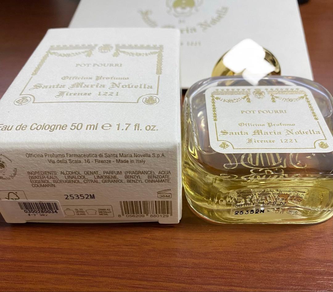 2025年購入国内正規品　サンタマリアノヴェッラ　ポプリ　オーデコロン　50ml