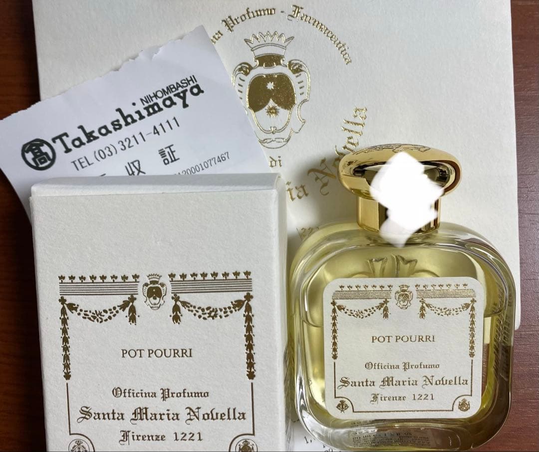 2025年購入国内正規品　サンタマリアノヴェッラ　ポプリ　オーデコロン　50ml