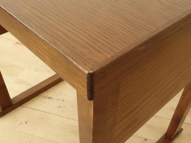 北海道手作り家具　ナラ（楢）材　マルチサイドテーブルＳ　ミニデスク　Ｈ５２０