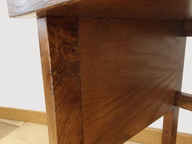 北海道手作り家具　ナラ（楢）材　マルチサイドテーブルＳ　ミニデスク　Ｈ５２０