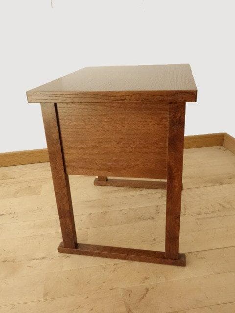 北海道手作り家具　ナラ（楢）材　マルチサイドテーブルＳ　ミニデスク　Ｈ５２０