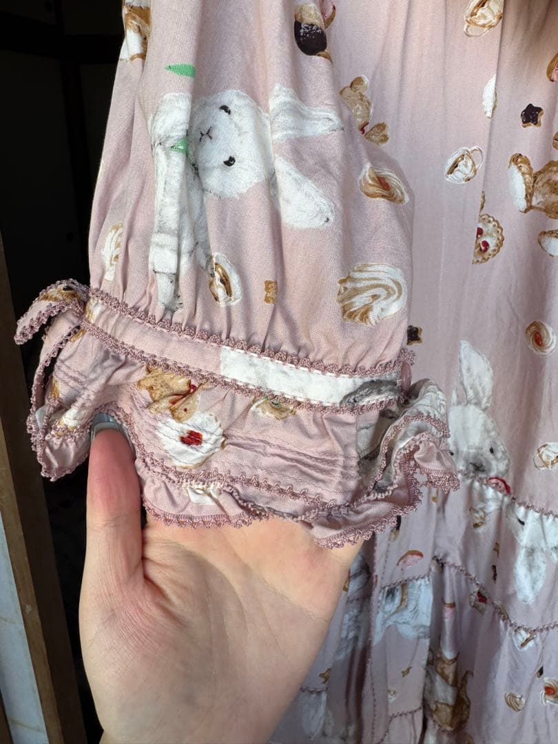 ピンクハウス うさぎ柄ワンピース