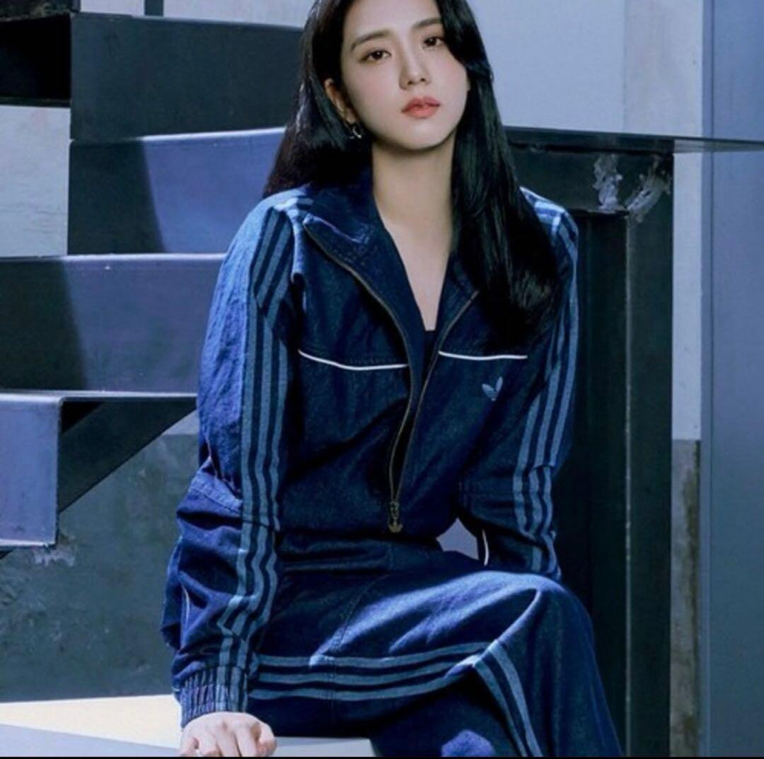 未使用 adidasデニム ジャケット あのちゃん BLACKPINK着用 S