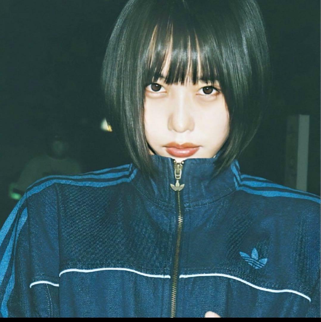 未使用 adidasデニム ジャケット あのちゃん BLACKPINK着用 S