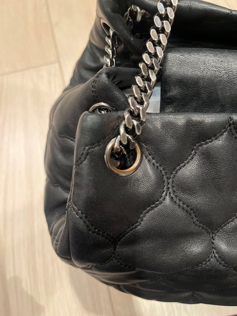 CHANEL シャネル チェーンショルダ シルバー金具 キルティングレザー