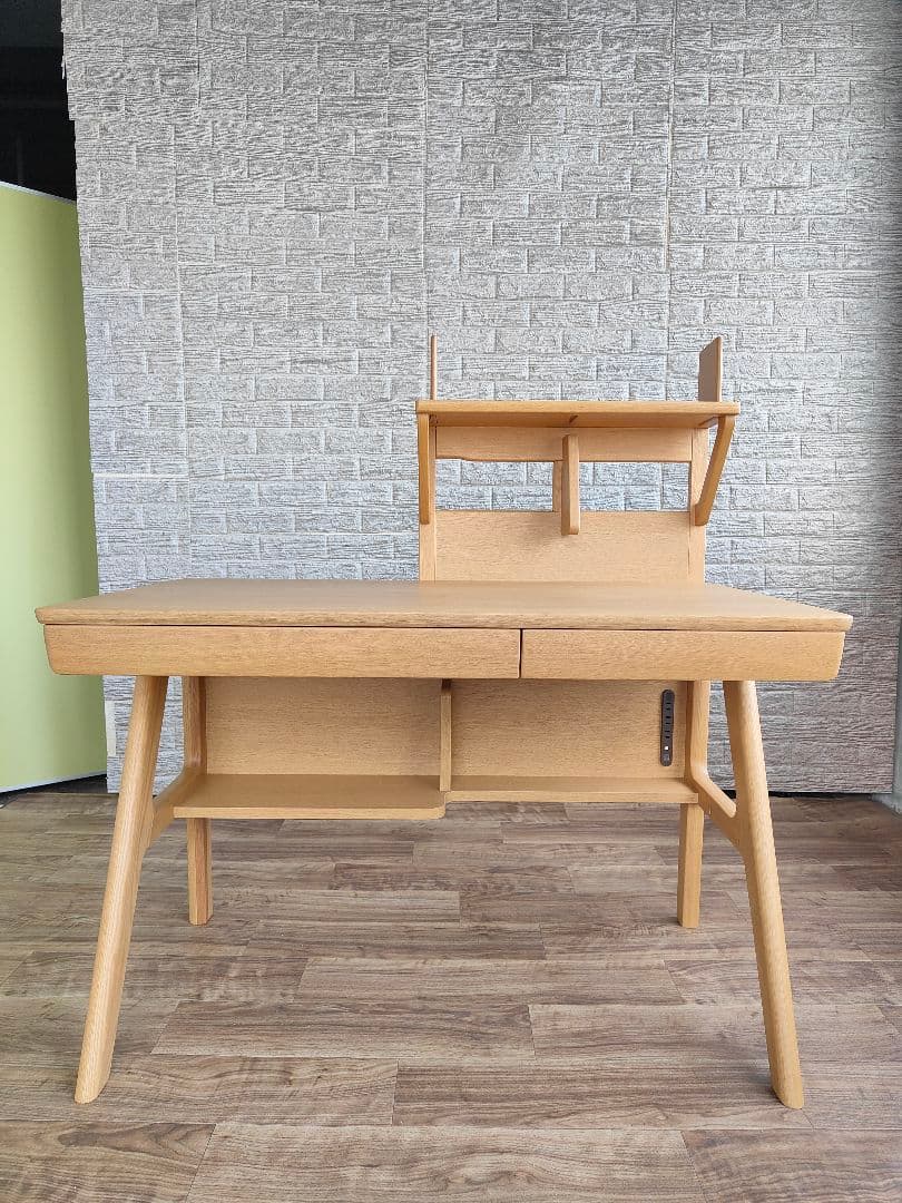 美品 浜本工芸 No.09 デスク ライティングデスク 学習机セット