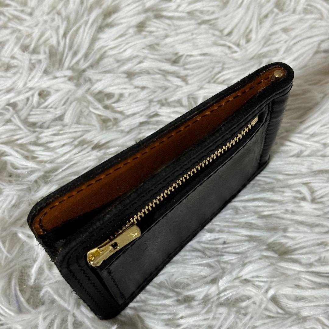 未使用級✨VASCO ヴァスコ　マネークリップ　ケース　ブラック　レザー