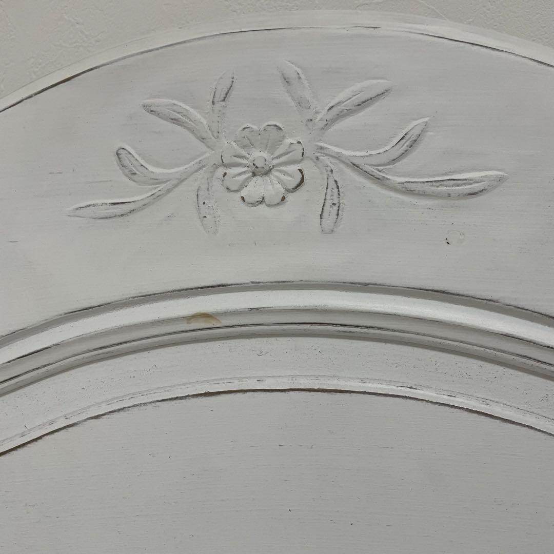 フランス　カントリーコーナー　セミダブル　ベッドフレーム　シャビーシック