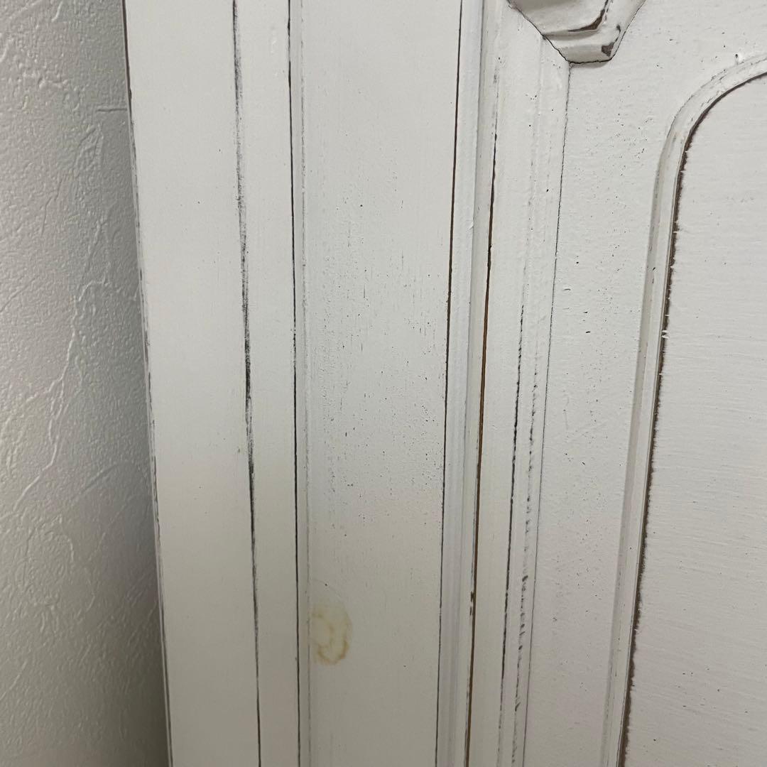 フランス　カントリーコーナー　セミダブル　ベッドフレーム　シャビーシック