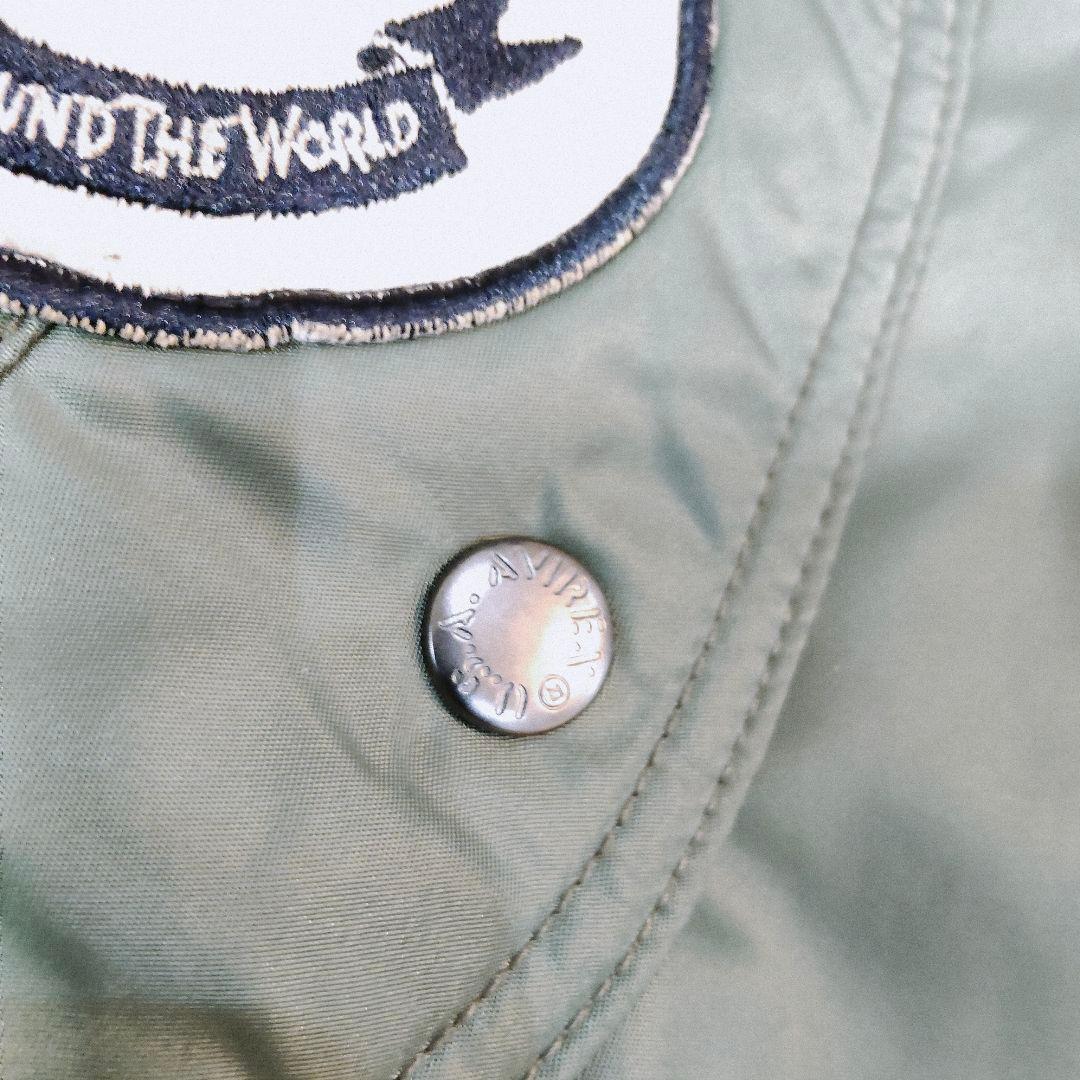 美品 avirex MA-1 ワッペン L カーキ フライトジャケット