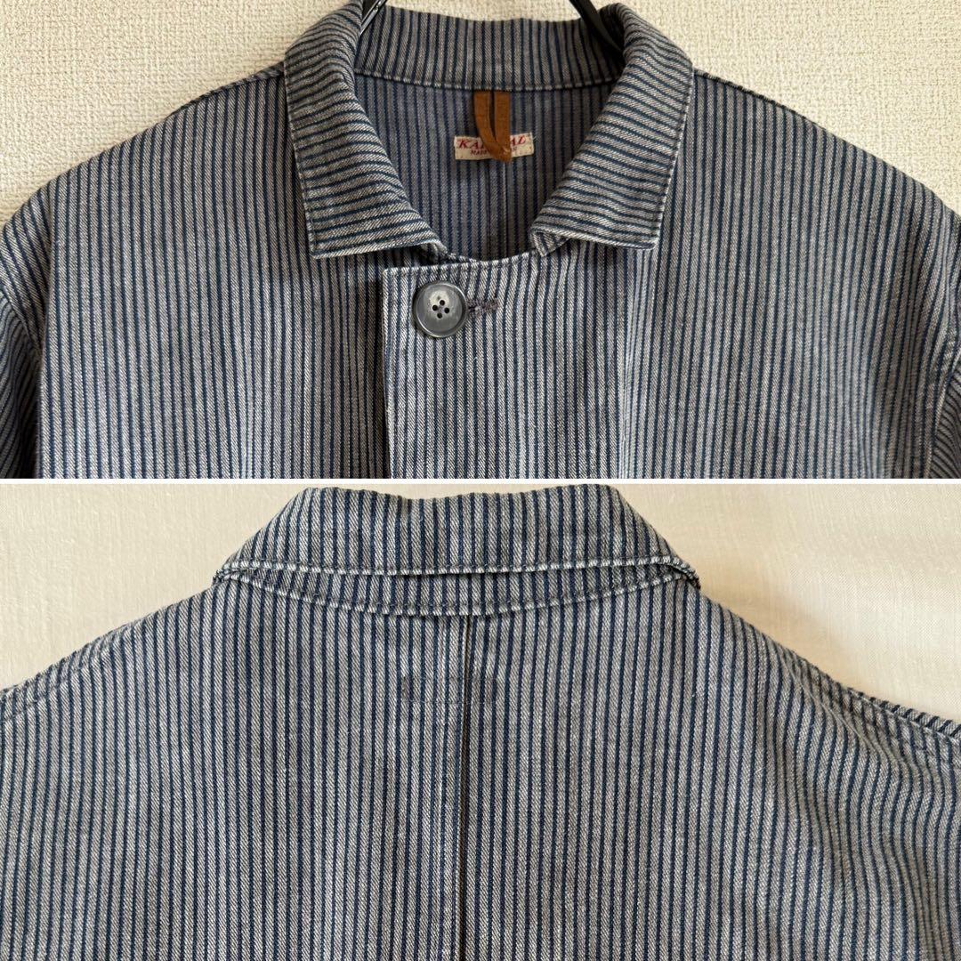 kapital キャピタル 10oz墨 ヒッコリー リンゴマン カバーオール