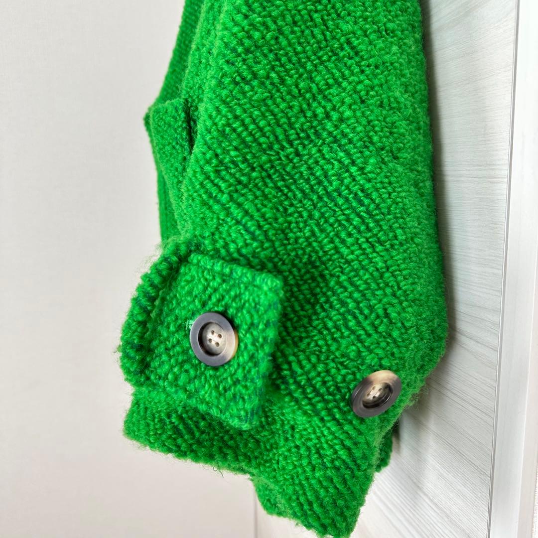 【MIDVEIN】ミッドヴェイン オーバーサイズ ミドルコート グリーン M