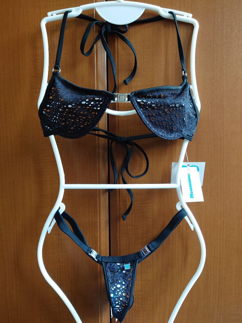 WickedWeasel microminimus バブルメッシュTバックビキニ