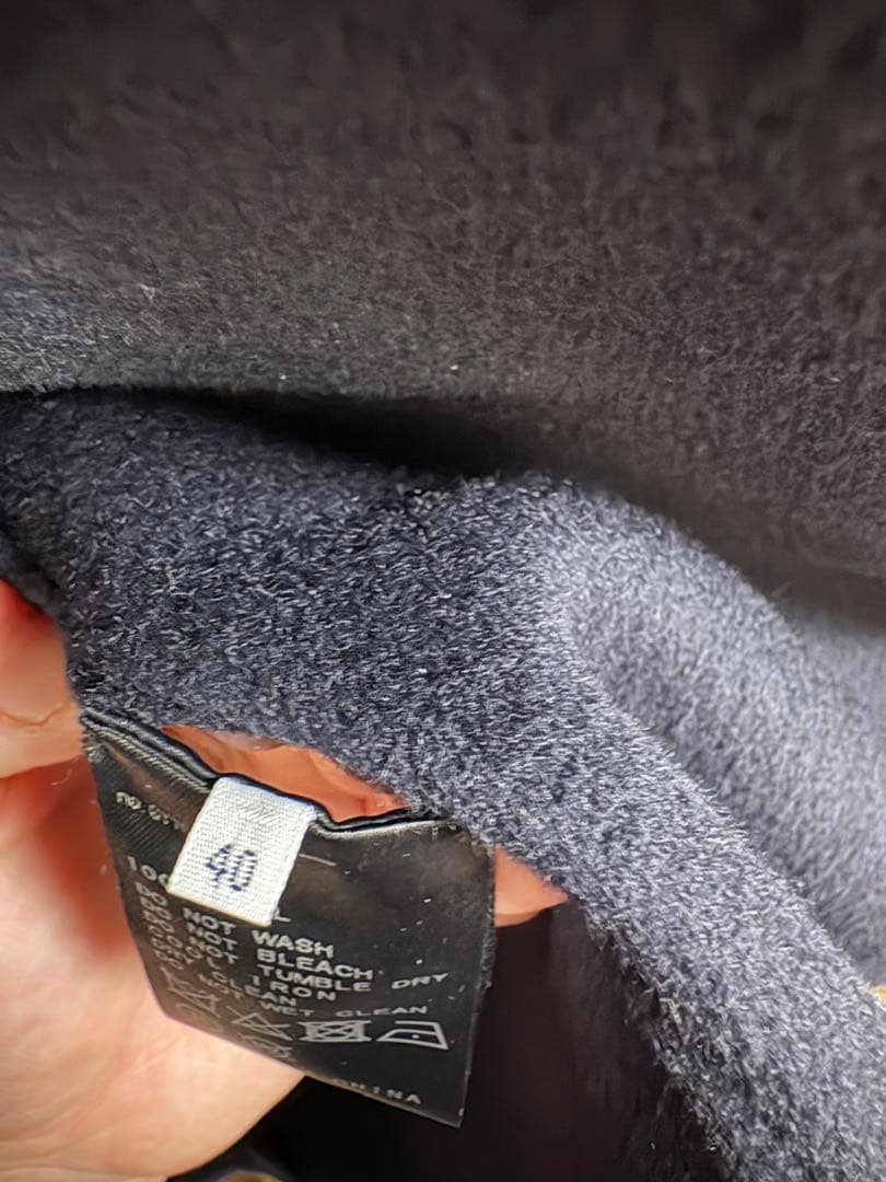 IENA SUPER160's ダブルフェイス フードコート ネイビー　40