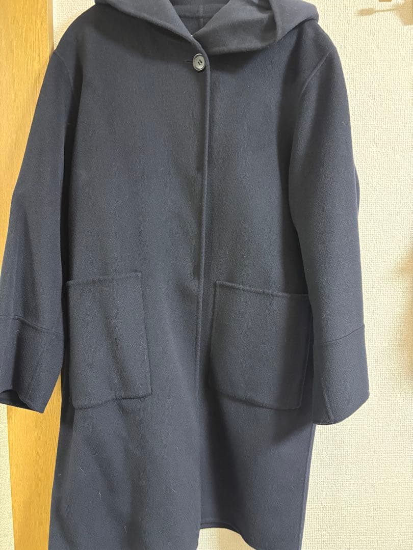 IENA SUPER160's ダブルフェイス フードコート ネイビー　40