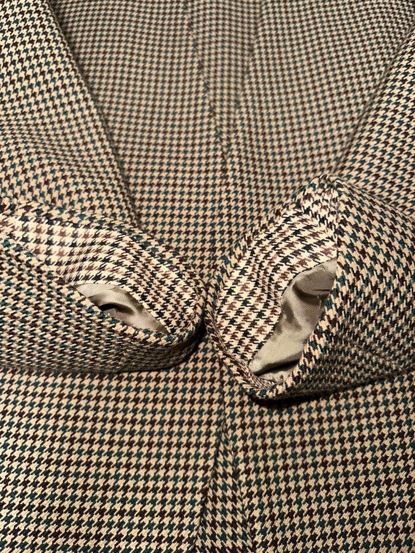 Maison Margiela 千鳥格子柄ノーカラージャケット
